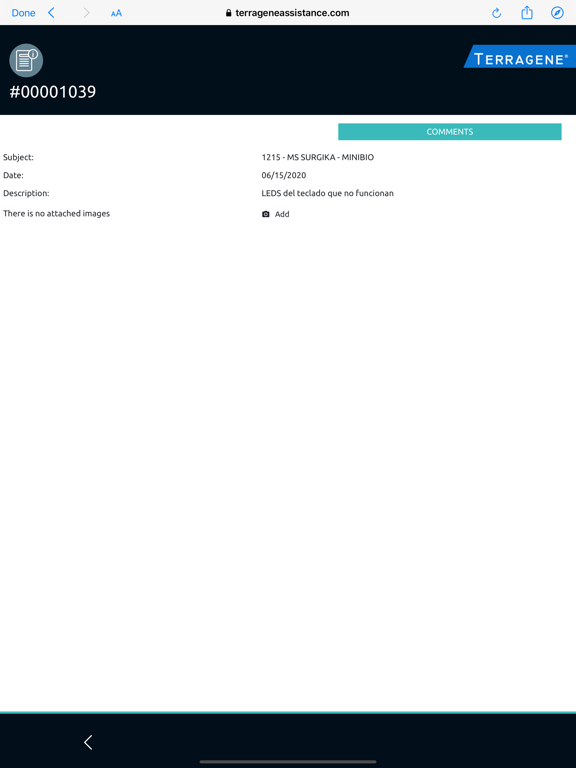 Screenshot #6 pour Terragene Technical Assistance