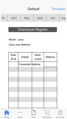 Monthly Check Registerのおすすめ画像1