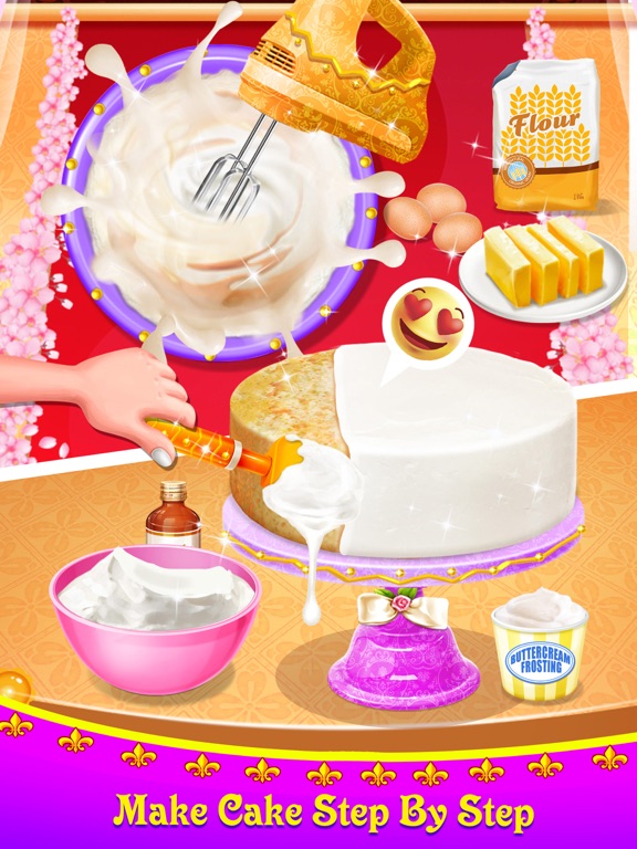 Screenshot #5 pour Wedding Cake Desserts Chef