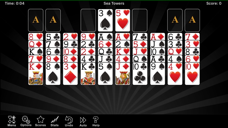 Sea Towers Solitaire Game