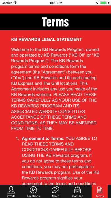 KB Rewards iPhone screenshot 6 - Utilities app