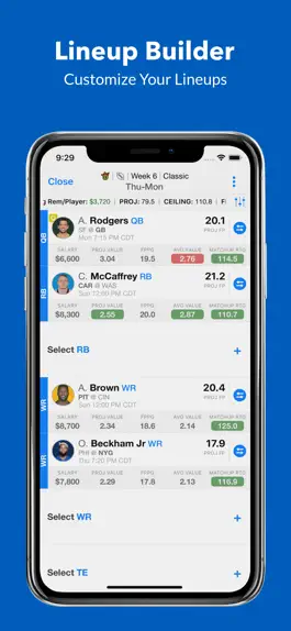 Game screenshot Daily Fantasy Cheatsheet apk