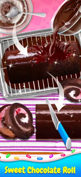 Game screenshot Ice Cream Cake Roll apk