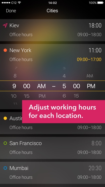 Circa³ – Time Zone Converter