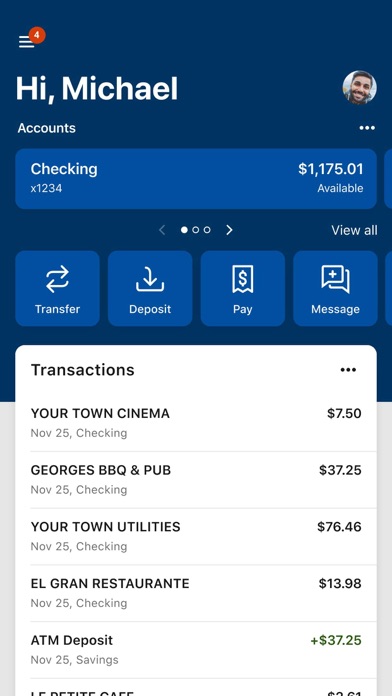 Texas Bank and Trust Mobile Screenshot