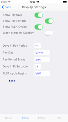 ShiftCal® - the FF Calendar screenshot 2