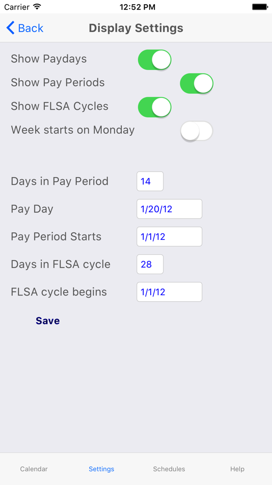 #2. ShiftCal® - the FF Calendar (iOS) 由: Thomas Wesley Erickson