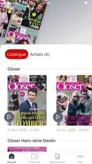 closer magazine iPhone Captures Décran 1