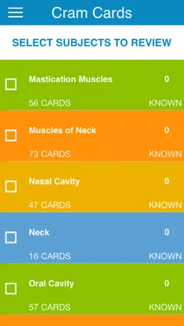 Game screenshot NBDE Anatomy/Histo Cram Cards apk