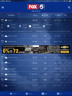 FOX 5 New York: Weather iPad image 4