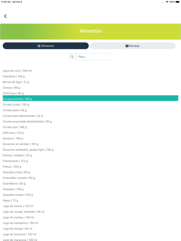 Screenshot #5 pour Sistema Digital de Alimentos