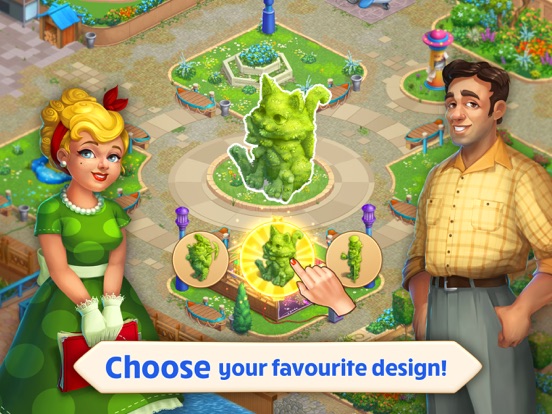 Matchland: Build A Theme Park iPad app afbeelding 2