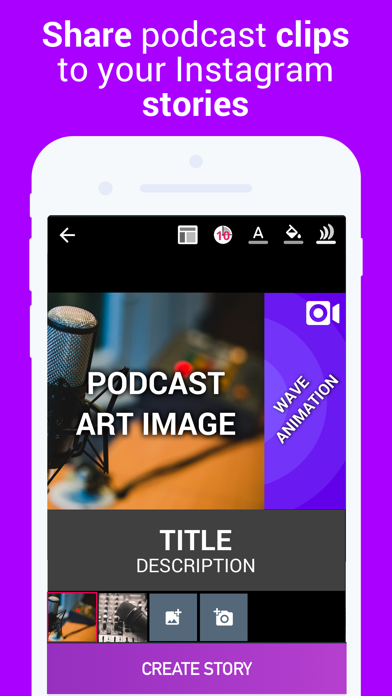 Podcast Video Maker 4Instagram Screenshot