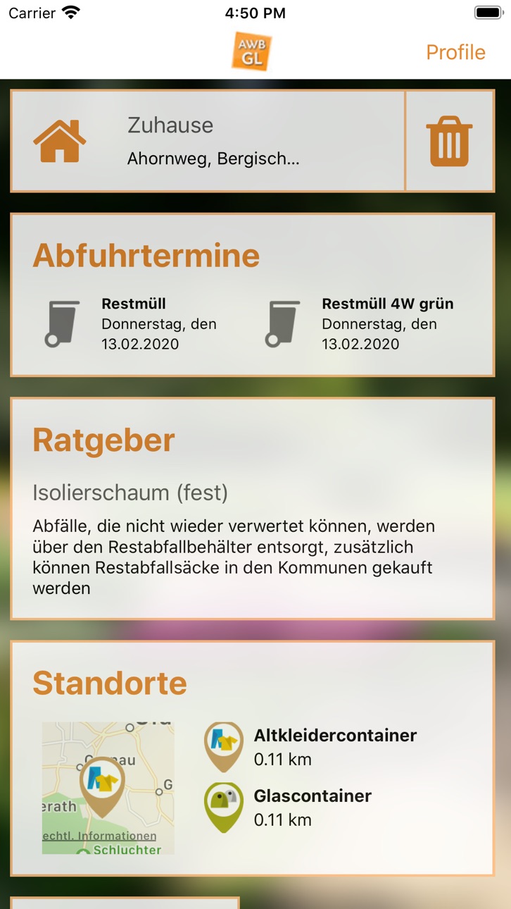 iPhone screenshot