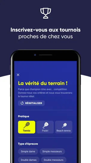 Capture d'écran de Ten'Up sur iPhone 8