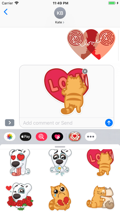 Love Matters - Emoji Stickers screenshot 3