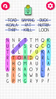 word search - english iphone screenshot 1