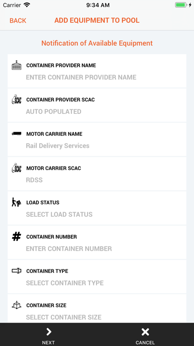 App screenshot