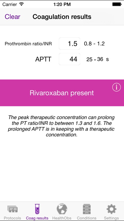 Managing Rivaroxaban screenshot-4