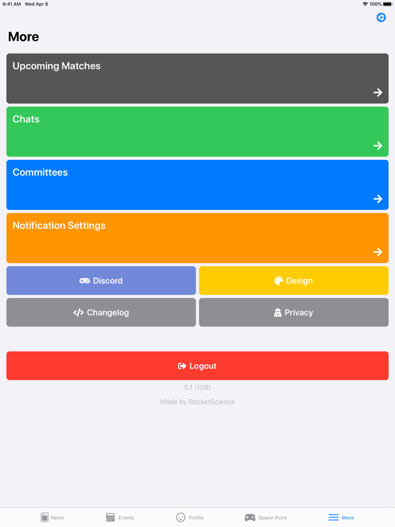 TSEA Link iPad screenshot