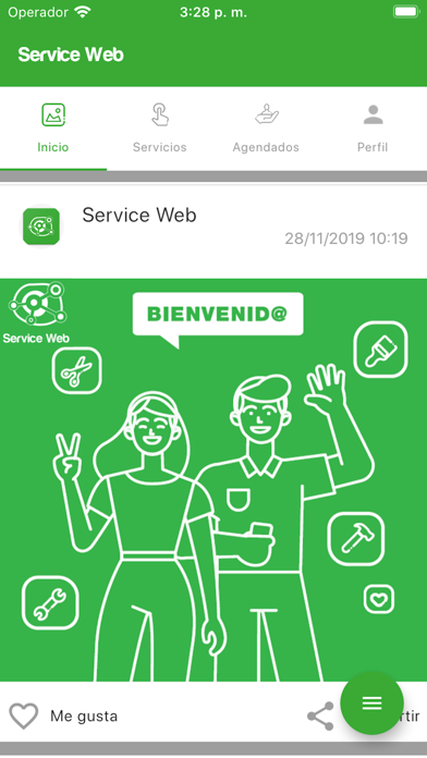 Service Web Screenshot