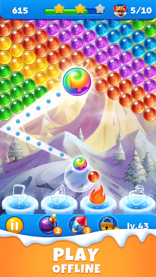#2. Bubble Bling (iOS) 由: Adevote Interactive