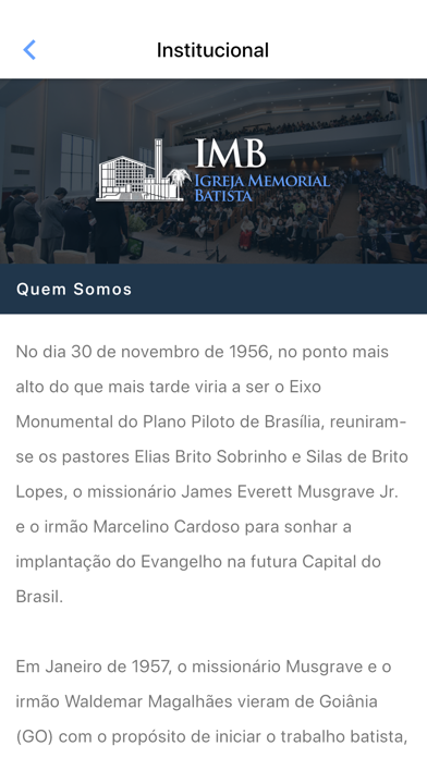 Screenshot #3 pour Igreja Memorial Batista