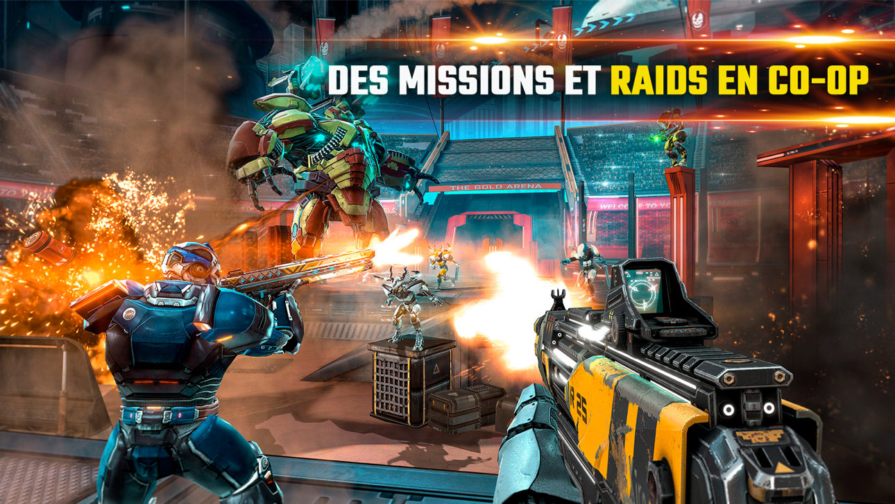 Shadowgun Legends: Online FPS iOS Mod IPA screenshot 2 - iOS game interface