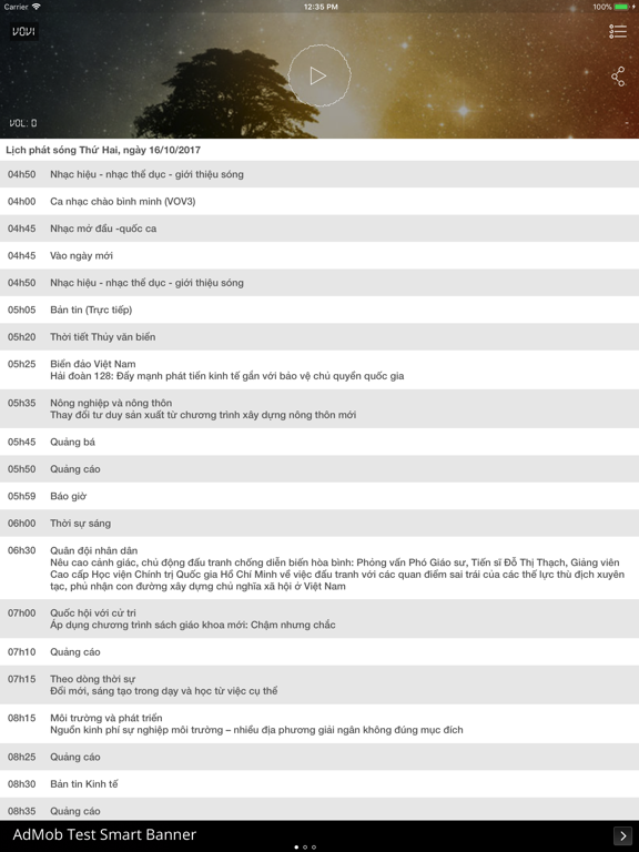 Screenshot #5 pour V-Radio: VOV, Xone FM, VOV GT