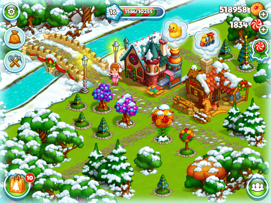 Скачать игру Волшебная ферма Деда Мороза