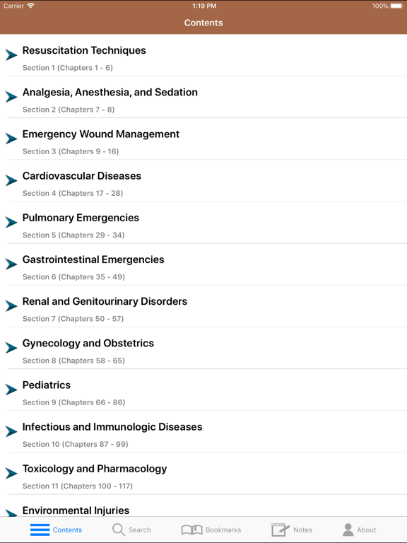 Screenshot #5 pour Tintinalli's ER Manual