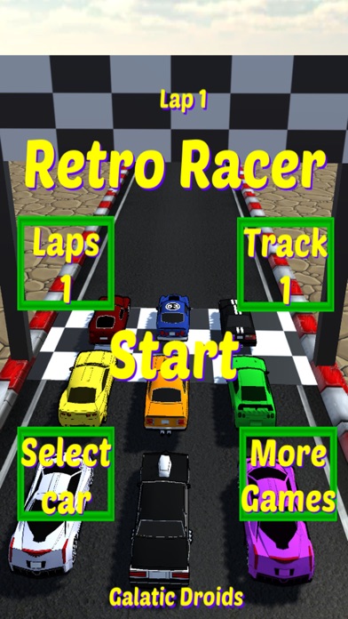 Retro Racer Pro screenshot 1