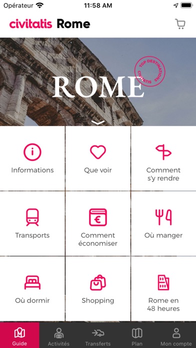 Screenshot #2 pour Guide de Rome Civitatis