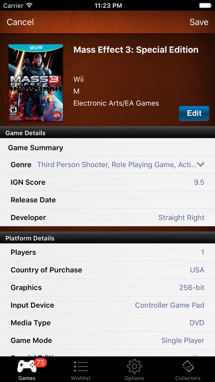 Video Games Database Scanner