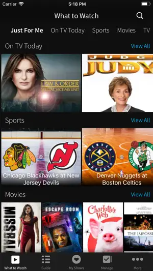 TiVo screenshot 1