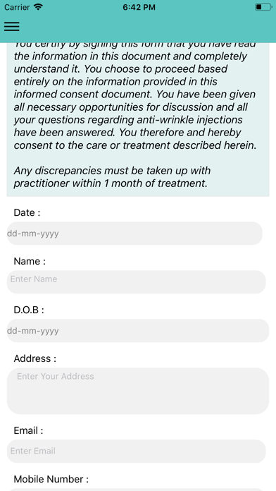 App screenshot