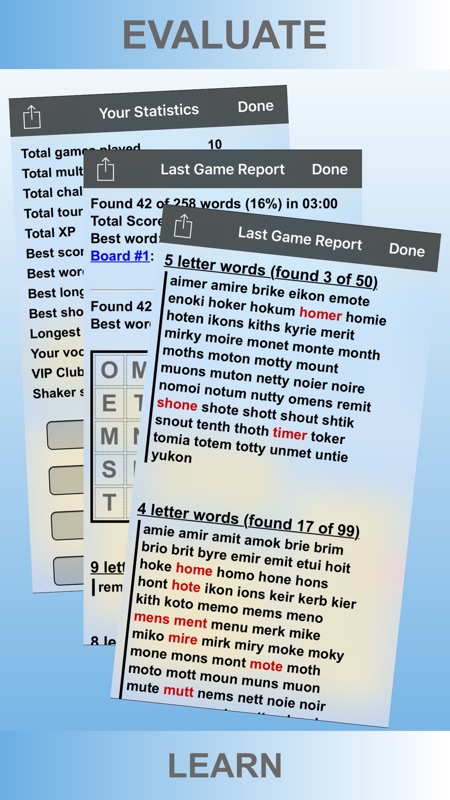 Word Shaker HD Lite screenshot 4