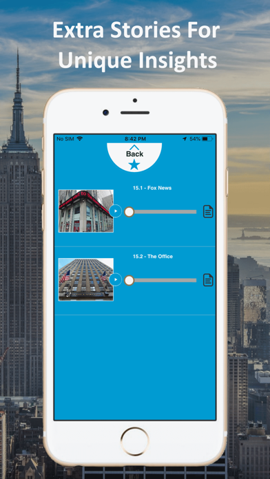 New York City GPS Audio Tour Screenshot