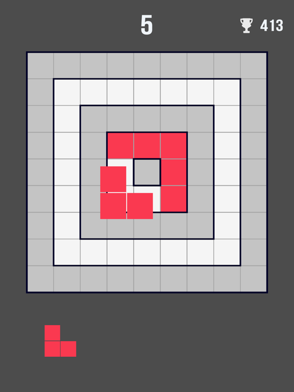 Screenshot #4 pour Border Blocks: Fill the Rings