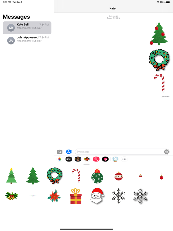 Screenshot #4 pour Snazzy Christmas Stickers