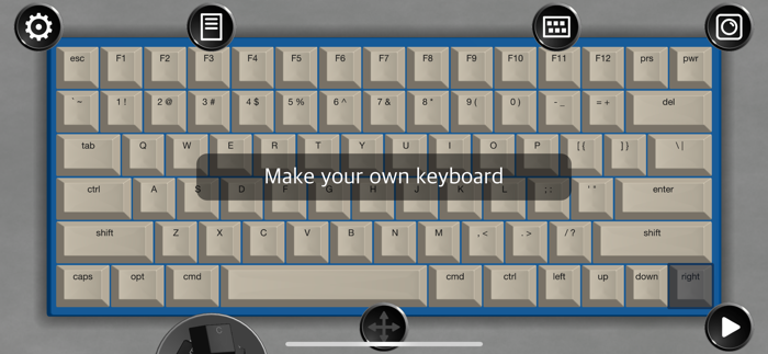 Keyboard Designer AR
