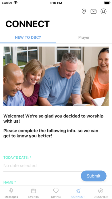 Deermeadows Baptist Church Screenshot