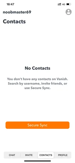 Game screenshot Vanish Secure Messenger hack