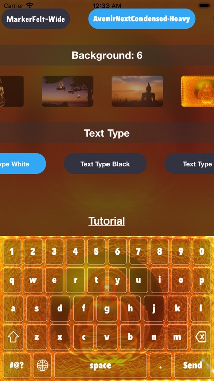Buddha Theme keyboard screenshot-4