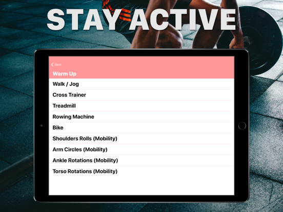 6 Weeks To Train: Fitness App screenshot 5