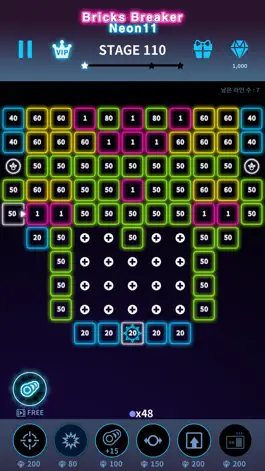 Game screenshot Bricks Breaker Neon 11 apk