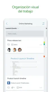 microsoft planner iphone capturas de pantalla 2