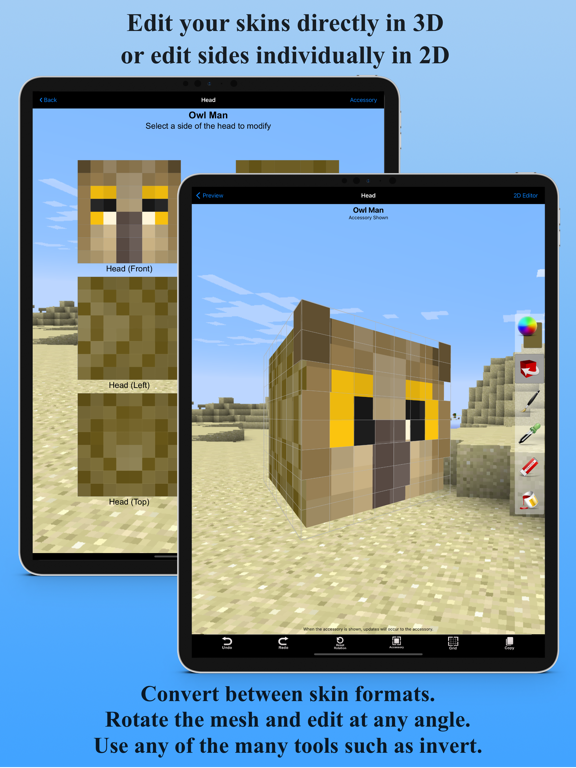 Skin Creator 3D for Minecraft screenshot