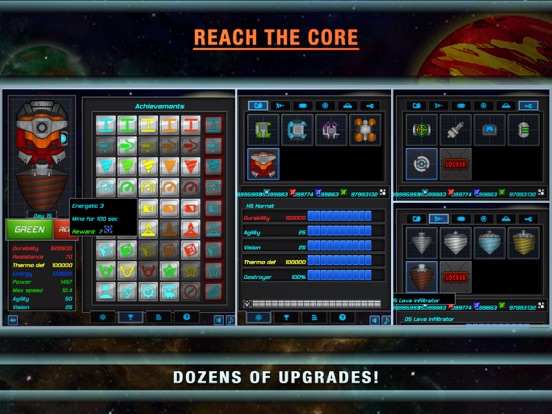 Reach the Core: Find Minerals iPad screenshot