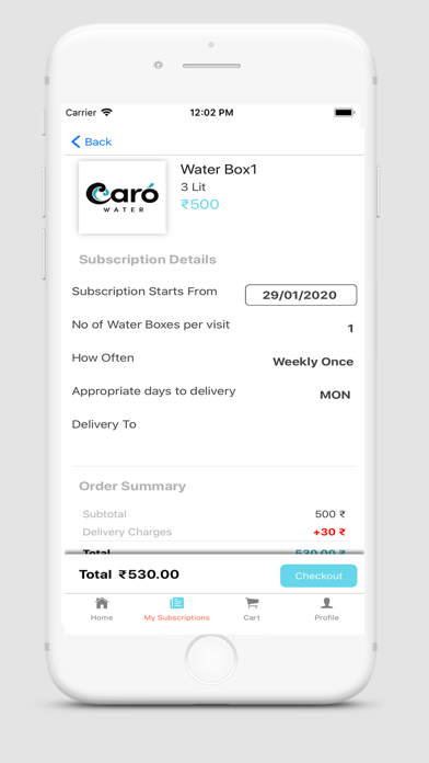 Caro Water Screenshot